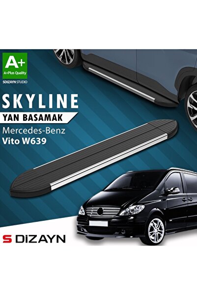 1_org_zoom-1017.jpg S-Dizayn Mercedes Vito W639 Kısa Şase Skyline Krom Yan Basamak 233 Cm 2004-2014 A+ Kalite - Görsel 1