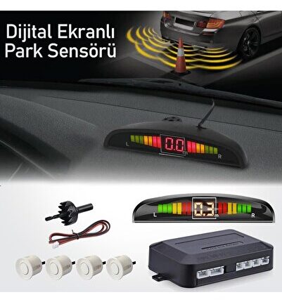 Mercedes Vito Dijital Ekranlı Ses İkazlı Siyah Araç Park Sensörü