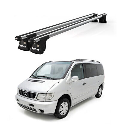 Trio-I Mercedes-Benz Vito (1997-2003) Uyumlu Kilitli Ara Atkı 135cm Port Bagaj Tavan Barı