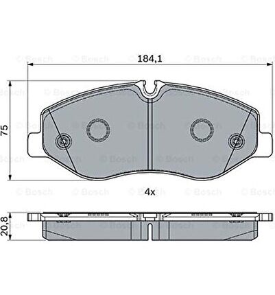Disk Balata Mercedes Vito (W447) 111 Cdı Ön - Uyumlu