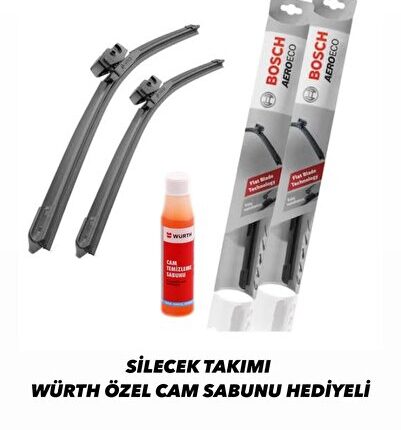 MURATECH MERCEDES VİTO 2006-2014 SİLECEK TAKIMI WÜRTH CAM (203337) SABUNU HEDİYELİ