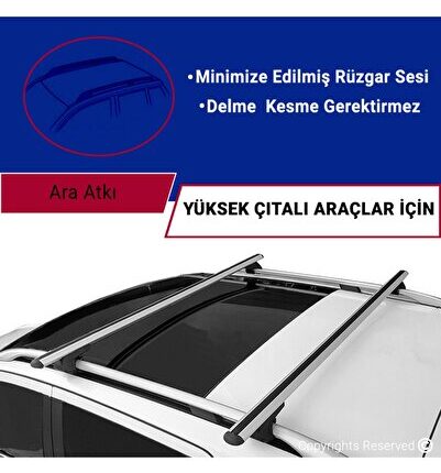 Mercedes Vito (W638) 1996 – 2003 Arası Için Venüs Ara Atkı Seti Portbagaj Tavan Taşıyıcı Seti