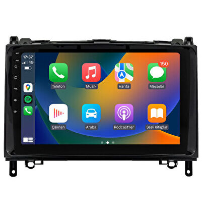 MERCEDES SPRİNTER CRAFTER VİTO 9İNC IPS ANDROİD MULTİMEDYA CARPLAY 4GB/64GB ANDROİD KAMERA HEDİYE