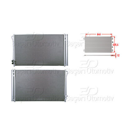 Mercedes Vıto 15 Ve Sonrası Uyumlu Klima Radyatörü 646x400,4x12 4478350070 Wisco