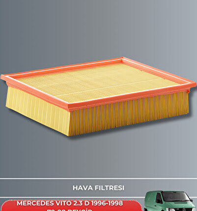 MERCEDES VİTO 2.3 D 1996-1997-1998 79-98 BEYGİR HAVA YAĞ POLEN FİLTRE BAKIM SETİ (YAĞSIZ)