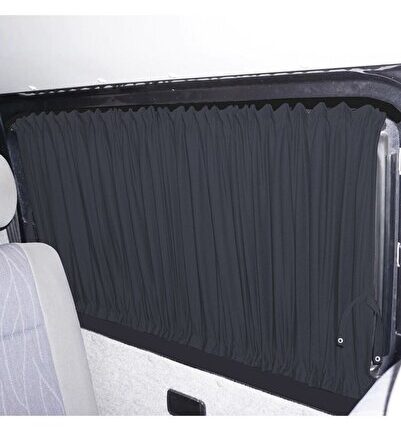 Mercedes Vito 2006-2022 Uyumlu Füme Raylı Oto Perde Takımı
