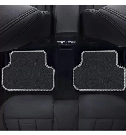 Mercedes VITO 1995-2003 Siyah Halı Gri Kenar Petek Topuk