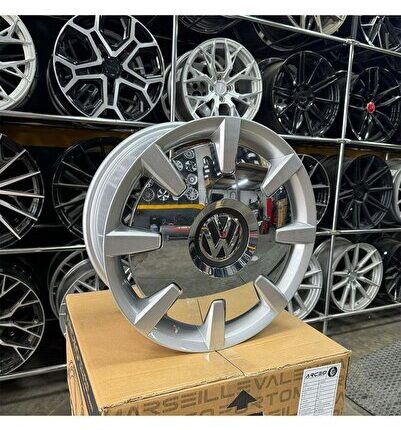 16 inç 5x98 Beetle Disc Egea Doblo Uyumlu Gümüş Jant Modeli (4 Adet )
