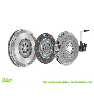 DMF VOLANLI DEBRIYAJ SETI RULMANLI İNCE VOLAN (FIAT   DOBLO-BRAVO-500 1.6 START / STOP SUZ ARACLAR 1