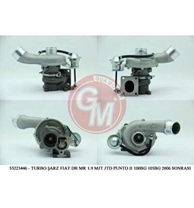 TURBO ŞARJ FIAT DOBLO MARİA 1.9 MJT JTD PUNTO II STİLO 100BG 105BG 2006 SONRASI