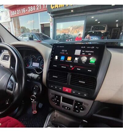 Fiat Doblo 2K Görüntü Kalitesi Android 15 Multimedya Sistemi 8+256 Myway (2011-2015) uyumlu
