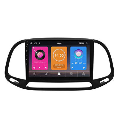 Fiat Doblo Uyumlu  Android Multimedya Sistemi (2015-2023) CRV-4100XAA