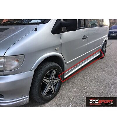 Mercedes Vito 1 W638 Marşpiyel Sağ Sol Takım Fiberglass Boyasız