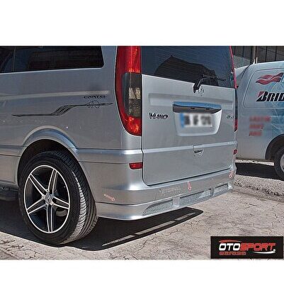 Mercedes Vito 2 Kısa Şase Arka Telli Tampon Eki Fiberglass Boyasız