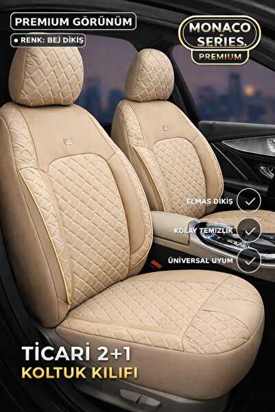 1_org_zoom-1727.jpg Mercedes Citan Tourer 2022 2+1 Arka Sırt Oturak Uyumlu Monaco Serisi Bej Koltuk Kılıfı - Görsel 1