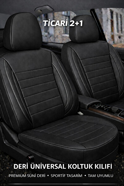 1_org_zoom-1873.jpg Opel Combo 2005-2012 2+1 Uyumlu Deri Koltuk Kılıfı Jetdrive Serisi Siyah - Görsel 1