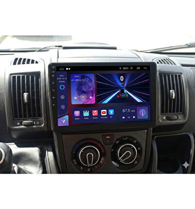 FIAT Ducato Uyumlu (2006-2016) 9" Android Multimedya Sistemi - 4GB RAM / 64GB Hafıza