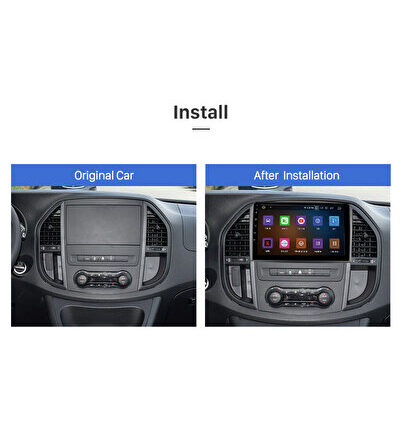 MERCEDES BENZ VITO W639 2010-2015 MULTİMEDYA NAVİGASYON USB KAMERA CARPLAYER 6 RAM