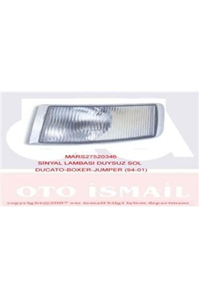 1_org_zoom-3947.jpg SİNYAL LAMBASI DUYSUZ SOL DUCATO BOXER JUMPER 94 01 - Görsel 1
