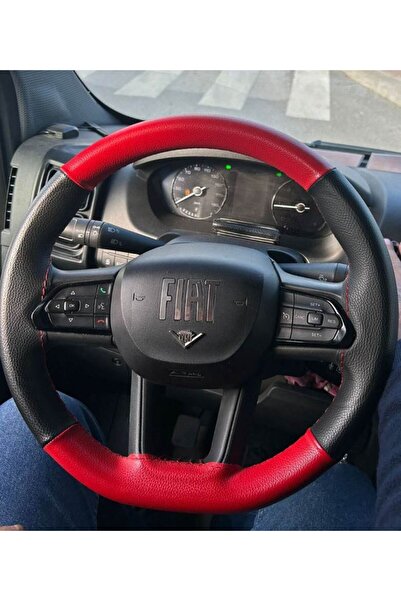 1_org_zoom-4629.jpg DİKİŞLİ DİREKSİYON KILIFI KIRMIZI / SİYAH DERİ KIRMIZI DİKİŞLİ FIAT DUCATO BU DİREKSİYON İÇİN - Görsel 1