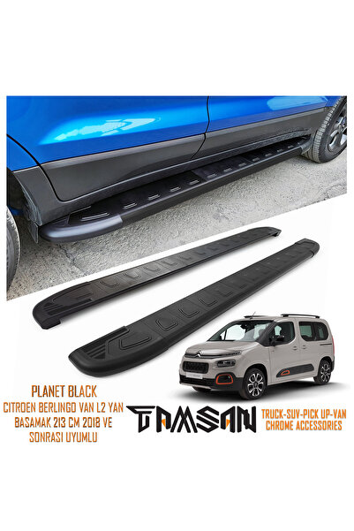 1_org_zoom-5043.jpg CITROEN BERLINGO VAN L2 PLANET MODEL YAN BASAMAK SİYAH 213 CM 2018 VE SONRASI UYUMLU - Görsel 1
