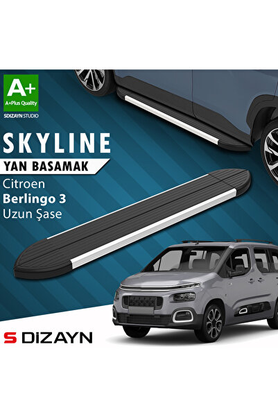 1_org_zoom-5153.jpg Citroen Berlingo 3 Uzun Şase Skyline Aluminyum Yan Basamak 213 Cm 2018 Üzeri A+ Kalite CI-BL3-US-YBS - Görsel 1