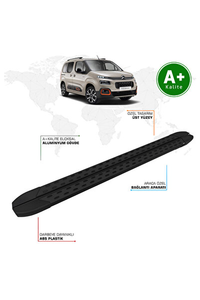1_org_zoom-5164.jpg Citroen Berlingo Yan Basamak Kısa Şasi 2019 Model ve Sonrası TrimLine Siyah - Görsel 1