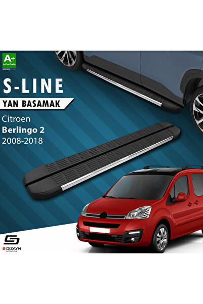 1_org_zoom-5265.jpg S-dizayn Citroen Berlingo 2 S-line Krom Yan Basamak 193 Cm 2008-2018 - Görsel 1
