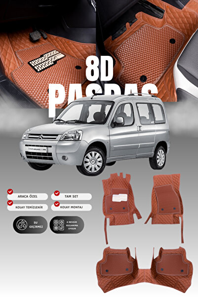 1_org_zoom-5449.jpg Citroen Berlingo (1996-2010) 8D Deri Havuzlu Oto Paspas | Tam Koruma,Araca Özel & Hızlı Montaj - Görsel 1