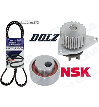 DEPOMIX DEVİRDAİMLİ EKSANTRİK GERGİ KİTİ (93700) 108x170 P106-206-306-307-405-PARTNER-BERLINGO-XSA