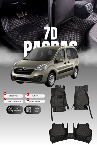1_org_zoom-5769.jpg Citroen Berlingo (2008-2018) 7D Deri Havuzlu Oto Paspas | Tam Koruma,Araca Özel & Hızlı Montaj - Görsel 1