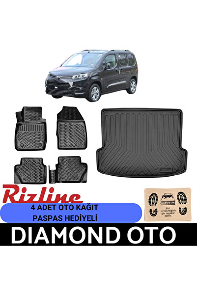 1_org_zoom-5952.jpg Toyota Proace City van 3d havuzlu paspas ve bagaj havuzu 2019-2020-2021-2022-2023-2024-2025-2026 - Görsel 1