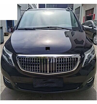Mercedes Vito w447 Uyumlu  maybach ön panjur ızgara seti krom-siyah 2015-2019 arası
