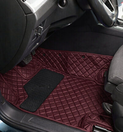 CITROEN BERLINGO 2019-2025 Bordo Renk 8D Diamond Premium Havuzlu Deri Oto Paspas
