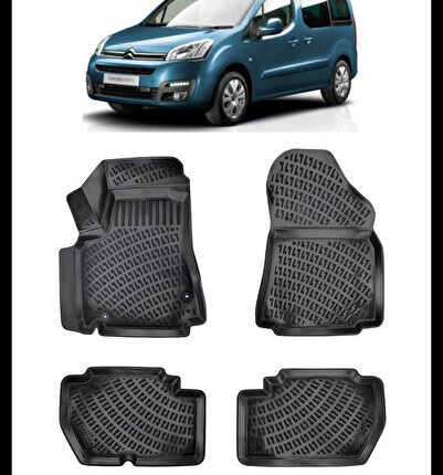 Citroen Berlingo 2009 Model Araca Özel 3d Havuzlu Paspas