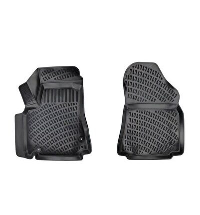 Citroen Berlingo PANELVAN (2 Parça) 2011 Araca Özel Tasarım 3D Havuzlu Paspas
