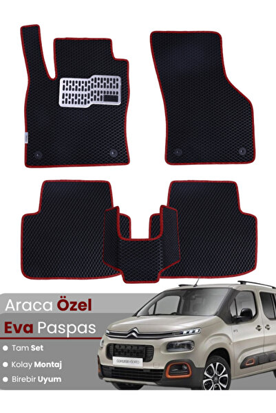 1_org_zoom-7066.jpg CİTROEN BERLİNGO (2018-2024) Uyumlu EVA Paspas Tam Set–Araca Özel,Su Geçirmez,Kolay Montaj - Görsel 1