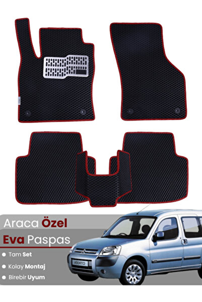 1_org_zoom-7072.jpg CİTROEN BERLİNGO (2008-2018) Uyumlu EVA Paspas Tam Set–Araca Özel,Su Geçirmez,Kolay Montaj - Görsel 1