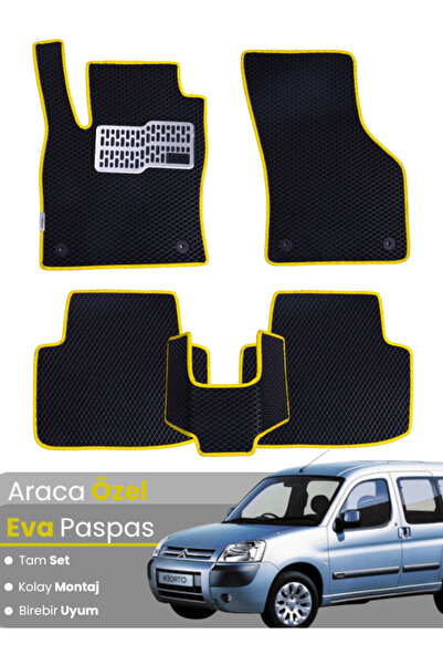 1_org_zoom-7073.jpg CİTROEN BERLİNGO (2008-2018) Uyumlu EVA Paspas Tam Set–Araca Özel,Su Geçirmez,Kolay Montaj - Görsel 1