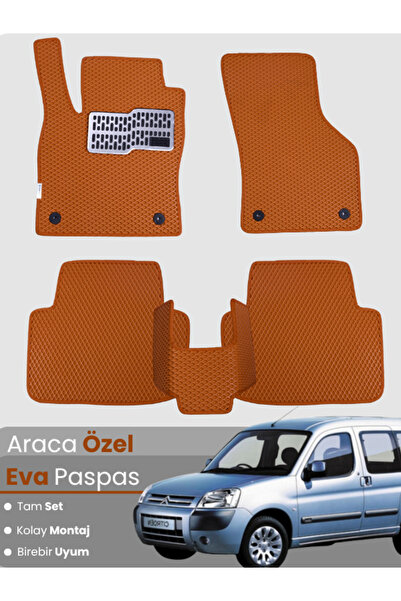 1_org_zoom-7077.jpg CİTROEN BERLİNGO (2008-2018) Uyumlu EVA Paspas Tam Set–Araca Özel,Su Geçirmez,Kolay Montaj - Görsel 1