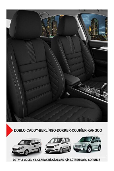 1_org_zoom-7190.jpg Dark Tay Tüyü Üniversal Ticari Oto Koltuk Kılıfı-(DOBLO-CADDY-BERLİNGO-DOKKER-COURİER-KANGOO UYUMLU) - Görsel 1