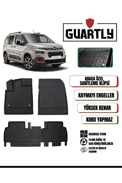 1_org_zoom-7226.jpg CITROEN BERLİNGO 2019 ve Sonrası için Uyumlu Araca Özel 4D Havuzlu Oto Paspas - Görsel 1