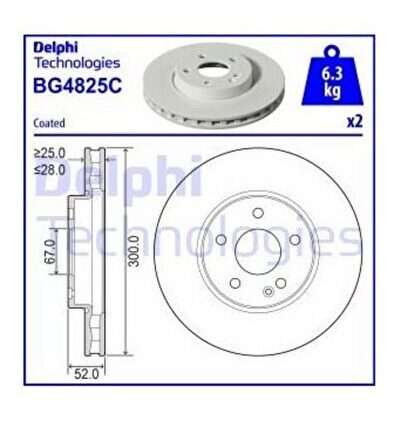Mercedes Fren Diski On Vito W447 14> - Bg4825c