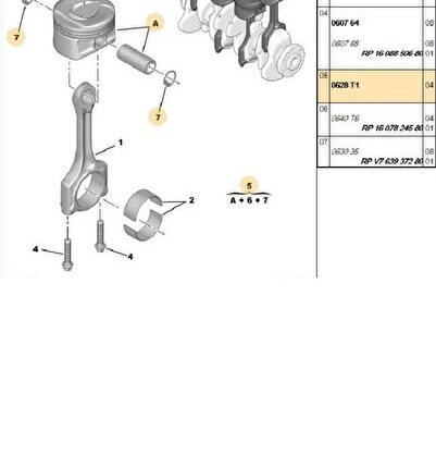 Piston Sekman 207 208 508 Berlingo C3 C4 0,50 (4104050)