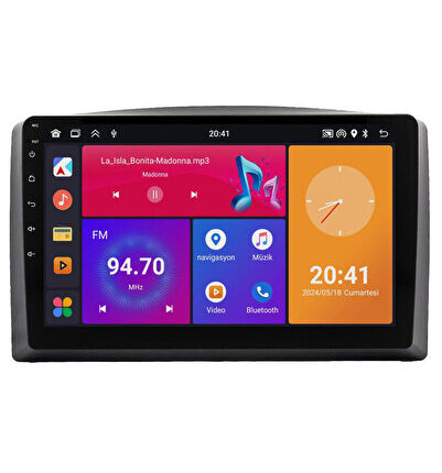 Mercedes Vito Android Multimedya Sistemi (2018-2024) 6+64 GB
