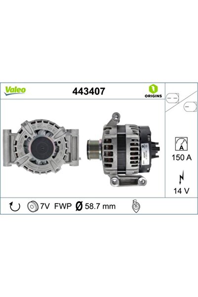 1_org_zoom-7429.jpg ALTERNATÖR FORD TRANSİT-RANGER 11 2.2 TDCİ 150 AMP - Görsel 1