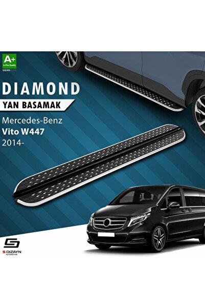 1_org_zoom-748.jpg S-Dizayn Mercedes Vito W447 Uzun Şase Diamond Krom Yan Basamak 253 Cm 2014 Üzeri A+ Kalite - Görsel 1
