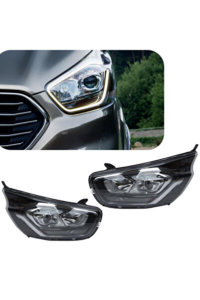 1_org_zoom-7502.jpg Ford Custom Ledli, Mercekli, Beyin Dahil Far Takım Sağ-Sol 2018-2023 - Görsel 1