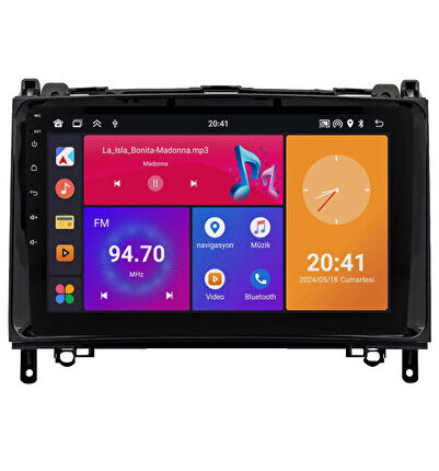 Mercedes Vito Android Multimedya Sistemi (2010-2017) 6+64 GB 4K OLED