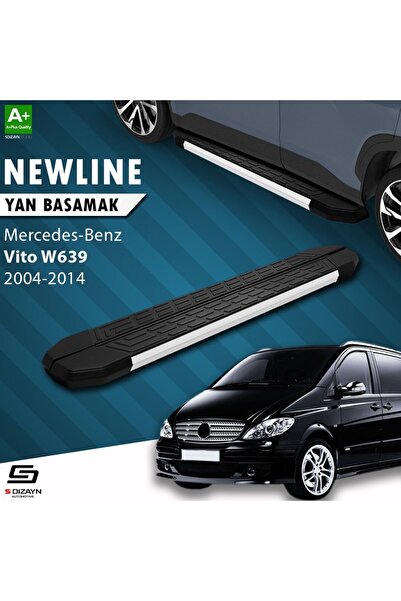 1_org_zoom-775.jpg S-Dizayn Mercedes Vito W639 Uzun Şase NewLine Aluminyum Yan Basamak 253 Cm 2004-2014 A+ Kalite - Görsel 1